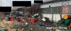 Szczecińscy policjanci zlikwidowali składowisko nielegalnych i niebezpiecznych odpadów