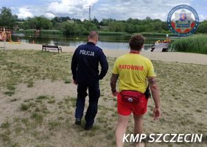 Otwarcie sezonu na szczecińskich kąpieliskach pod nadzorem policyjnych wodniaków