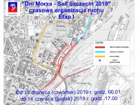 Mapa zamkniętych ulic Szczecina na czas imprezy