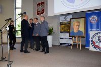 Uroczystość pasowania uczniów klas mundurowych w 7 LO w Szczecinie