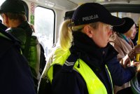 policjantka w tramwaju