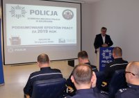 Odprawa roczna podsumowująca pracę szczecińskiej policji w 2019 roku