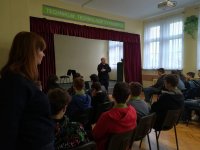 Spotkanie z młodzieżą na terenie KP Niebuszewo