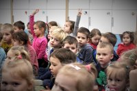 „Jestem grzeczny, jestem bezpieczny” - spotkanie w przedszkolu nr 50 w Szczecinie