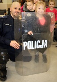 „Zerówkowicze” z wizytą w Komendzie Miejskiej Policji w Szczecinie