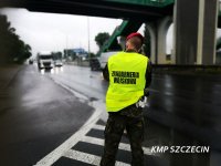 Wspólnie dla bezpieczeństwa - krajowe działania „Kaskadowy Pomiar Prędkości” w Szczecinie