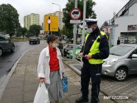 Szczecińska drogówka dba o bezpieczeństwo pieszych i rowerzystów