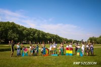Piknik z udziałem policjantów z okazji Dnia Rodziny na Jasnych Błoniach