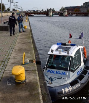 Kontrole policyjnych „wodniaków” w Szczecinie