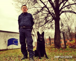 Czworonożni funkcjonariusze szczecińskiej Policji