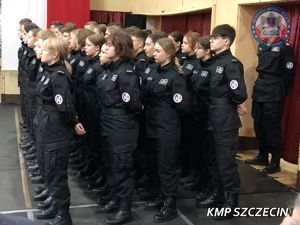 Pasowanie na uczniów klas mundurowych w Szczecinie