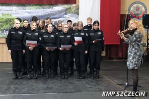 Pasowanie na uczniów klas mundurowych w Szczecinie