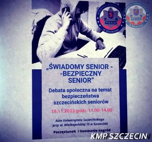 „Świadomy Senior – Bezpieczny Senior” - ewaluacyjna debata społeczna w Szczecinie