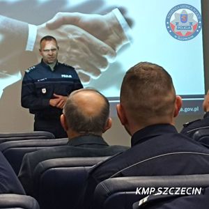 Odprawa roczna podsumowująca pracę szczecińskich Policjantów w 2022 roku