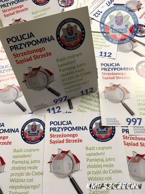 Szczecińska Policja Przypomina: „Strzeżonego Sąsiad Strzeże”