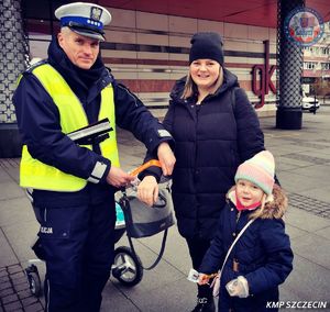 Odblask na walentynki od policjantów z drogówki