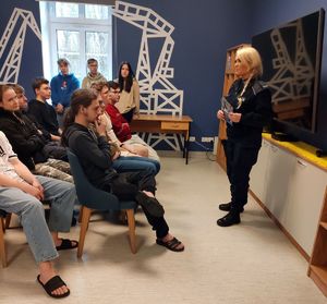 „ ZOSTAŃ POLICJANTEM” - spotkanie edukacyjne w III LO oraz w Zespole Szkół nr 2 w Szczecinie.