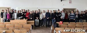 Spotkanie profilaktyczne na temat narkotyków ze studentami Zachodniopomorskiego Uniwersytetu Technologicznego