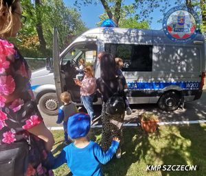 Mundurowi z Komendy Miejskiej uczestniczyli w „Święcie Rodzinki” na szczecińskich Pomorzanach