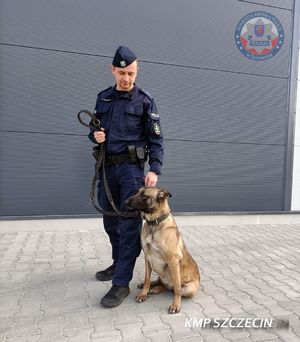 Chciał targnąć się na swoje życie, policjanci z psem służbowym zdążyli z pomocą