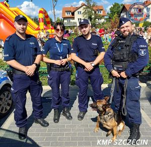 Na terenie szczecińskiego Krzekowa – Bezrzecza pożegnali lato z policjantami