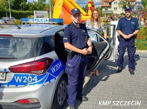 Na terenie szczecińskiego Krzekowa – Bezrzecza pożegnali lato z policjantami