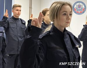 Kolejni nowi policjanci w Szczecinie złożyli ślubowanie – do końca roku został jeszcze jeden nabór