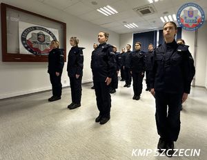 Kolejni nowi policjanci w Szczecinie złożyli ślubowanie – do końca roku został jeszcze jeden nabór