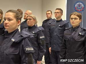 Kolejni nowi policjanci w Szczecinie złożyli ślubowanie – do końca roku został jeszcze jeden nabór