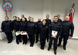 Kolejni nowi policjanci w Szczecinie złożyli ślubowanie – do końca roku został jeszcze jeden nabór