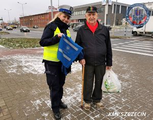 Działania „NURD” na szczecińskich drogach z policyjnym dronem