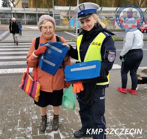 Działania „NURD” na szczecińskich drogach z policyjnym dronem