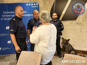 Szczecińscy policjanci otrzymają nowego psa służbowego. Zakup jest wspierany przez Zachodniopomorski Uniwersytet Technologiczny