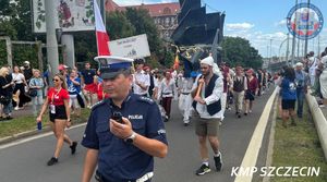 GRYF 2024&quot;: „The Tall Ships Races 2024”- trzeci dzień Święta Żeglarskiego przyciągnął tłumu zwiedzających. Jesteśmy obecni i dbamy o Wasze bezpieczeństwo