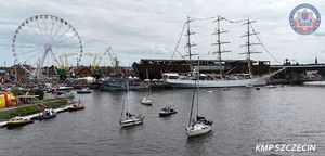 GRYF 2024&quot;: „The Tall Ships Races 2024”- trzeci dzień Święta Żeglarskiego przyciągnął tłumu zwiedzających. Jesteśmy obecni i dbamy o Wasze bezpieczeństwo