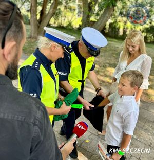 Policyjne podsumowanie wakacji oraz inauguracja akcji „Bezpieczna Droga Do Szkoły”