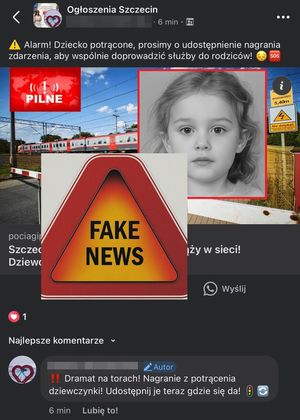 UWAGA NA FAŁSZYWE INFORMACJE NA SZCZECIŃSKICH GRUPACH FACEBOOKOWYCH - może chodzić o przechwycenie danych!