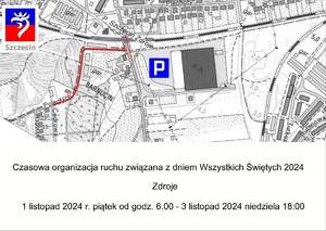 Organizacja ruchu podczas „Wszystkich Świętych” 2024 w Szczecinie. Policjanci apelują o korzystanie z transportu publicznego