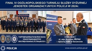 Odprawa roczna podsumowująca pracę szczecińskich Policjantów w 2024 roku