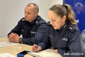Wspólne działania na rzecz bezpieczeństwa – robocze spotkanie służb w Komendzie Miejskiej Policji w Szczecinie