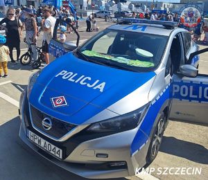 Wyścigi rowerkowe z udziałem szczecińskich policjantów