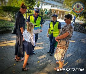 Szczecińscy policjanci ruszyli z akcją „Bezpieczna droga do szkoły”.