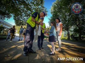 Szczecińscy policjanci ruszyli z akcją „Bezpieczna droga do szkoły”.