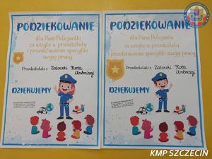 Szczecińska „drogówka” z wizytą u najmłodszych w ramach akcji „Bezpieczna droga do szkoły”