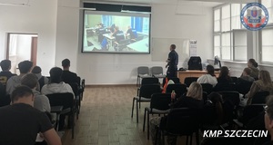 Jak zostać policjantem? Funkcjonariusz z Niebuszewa promował swój zawód wśród młodzieży