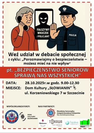 „Bezpieczeństwo seniorów sprawą nas wszystkich” - zaproszenie na debatę społeczną