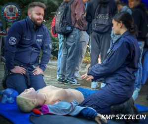 I „Dzień Otwarty” dla kandydatów do służby w Komisariacie Policji Szczecin - Dąbie za nami. Atrakcji i chętnych nie zabrakło