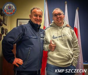 Bohaterski Kuba Znojek odwiedził szczecińskich policjantów. Niesamowita walka o powrót do sprawności inspiruje