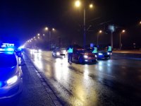 Policjanci Ruchu Drogowego podczas działań &quot;Trzeźwość&quot;