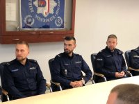 Policjanci nagrodzeni przez Komendanta Miejskiego za ciężką pracę